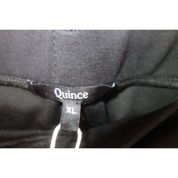 NEW Quince Women's Large Ultra Stretch Ponte Straight Leg Pant Black 31" inseam - Picture 4 of 9